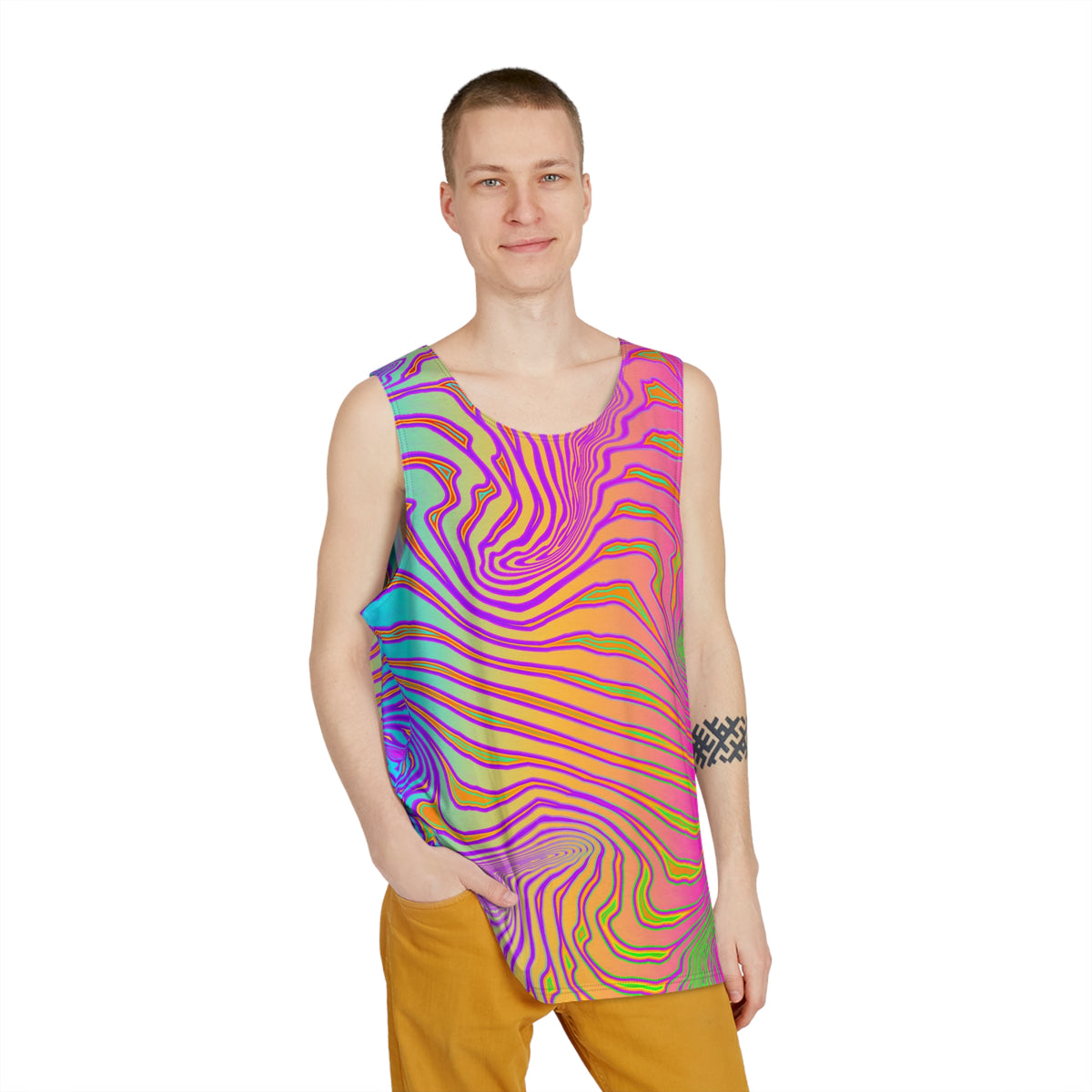 "Neon King" MEN'S TANK TOP