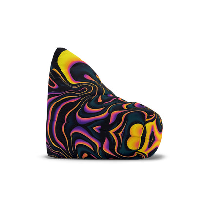 "Pink Plus Black Equals Yellow" BEAN BAG CHAIR COVER