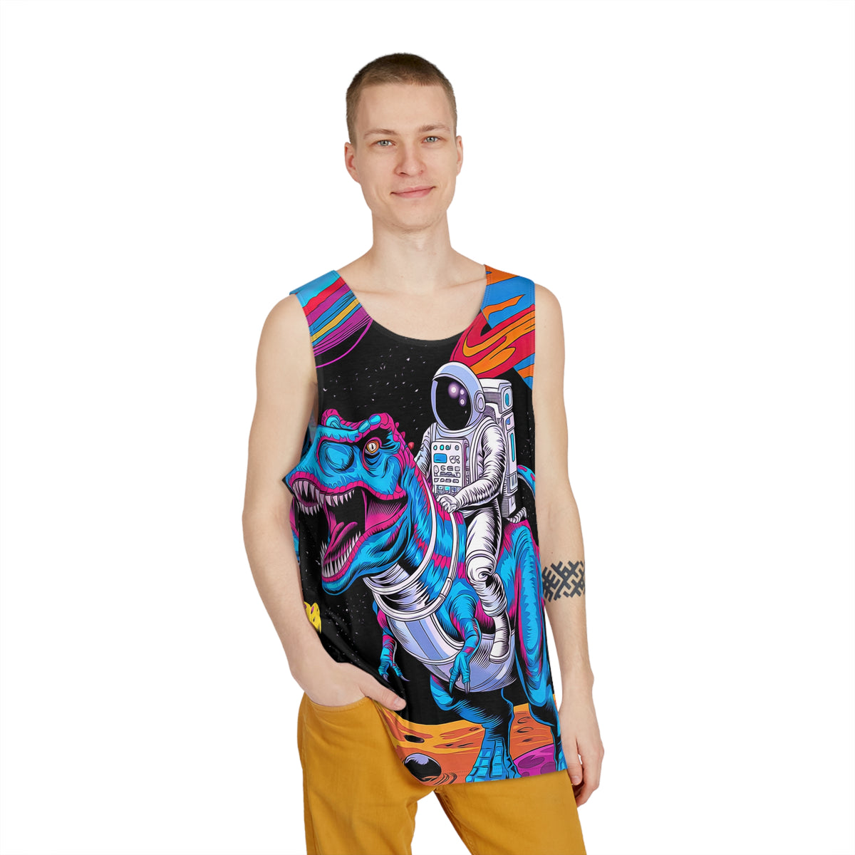 "Space-Rex" MEN'S TANK TOP