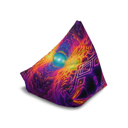 "Maze of Life V3" BEAN BAG CHAIR COVER