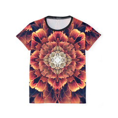 "Mandala Bloom" WOMEN'S SPORT TEE