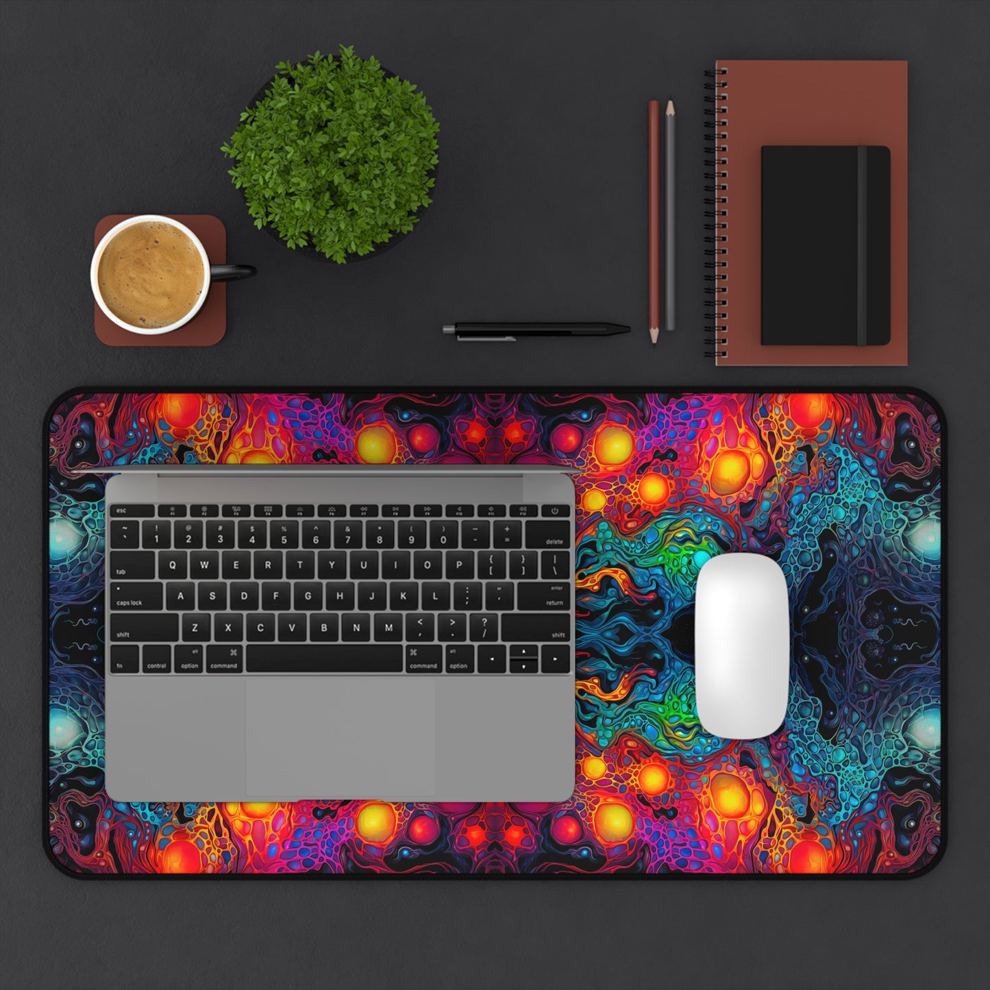 "Molten Flow" DESK MAT (12x18)(12x22)(15.5x31)