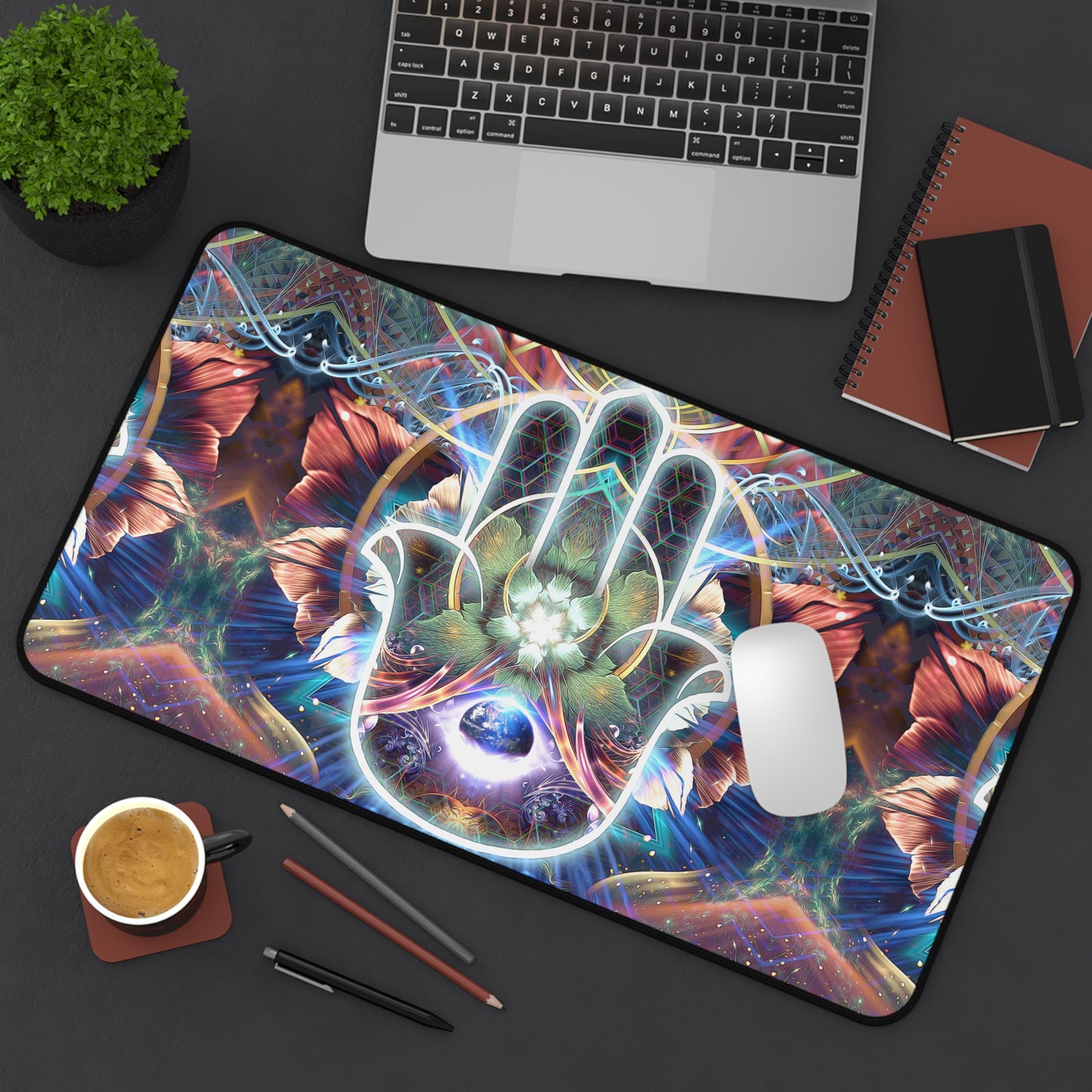 "Divine Protection" DESK MAT (12x18)(12x22)(15.5x31)