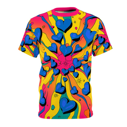 "Psychedelic Hearts" PREMIUM TEE