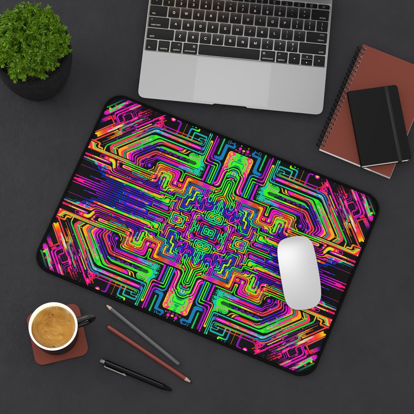 "Borg Rave" DESK MAT (12x18)(12x22)(15.5x31)