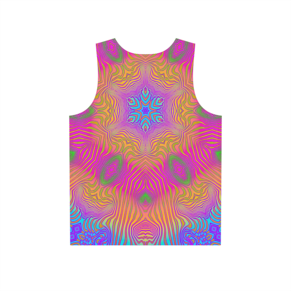 "Neon King Mandala" MEN'S TANK TOP