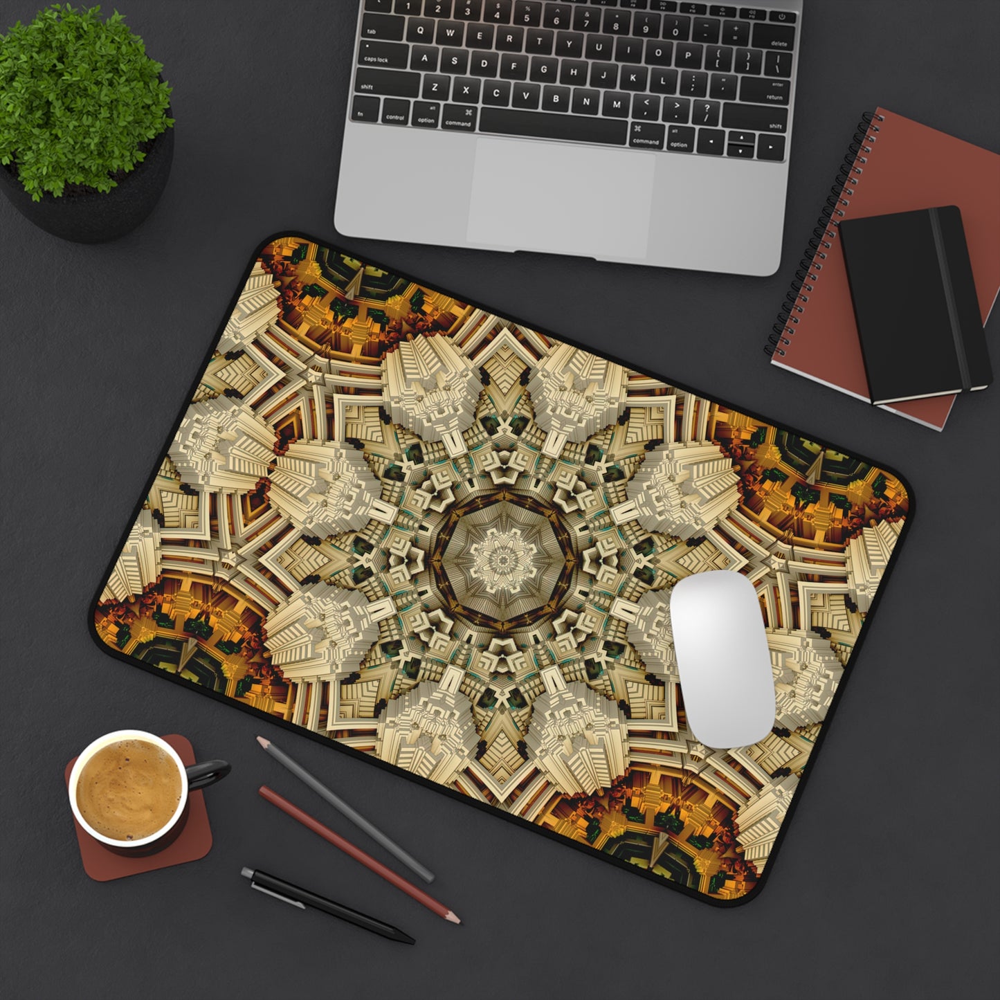 "Mayan Web" DESK MAT (12x18)(12x22)(15.5x31)