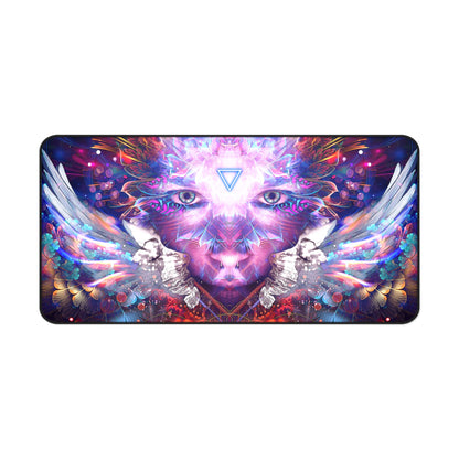 Size comparison of the three Lapis Philosophorum desk mat sizes
