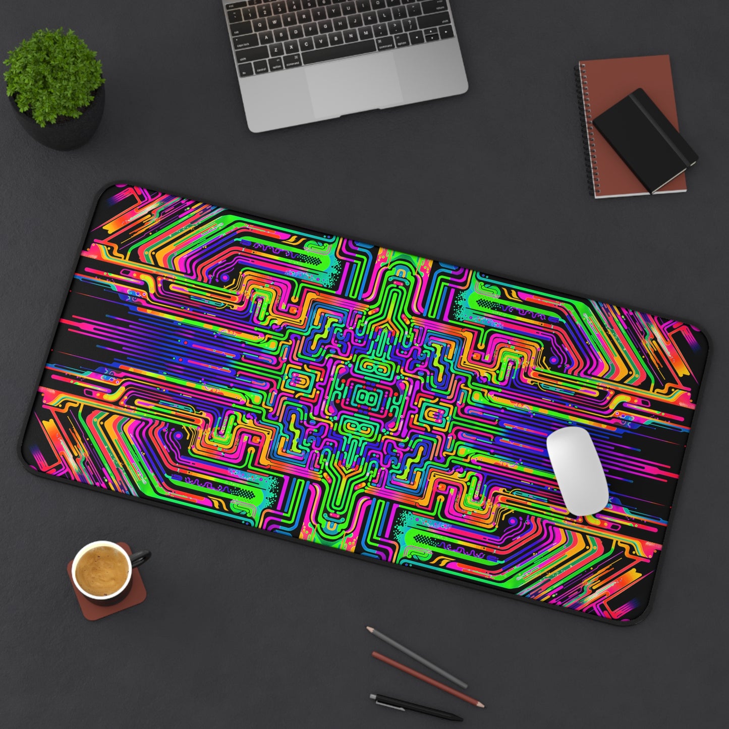 "Borg Rave" DESK MAT (12x18)(12x22)(15.5x31)