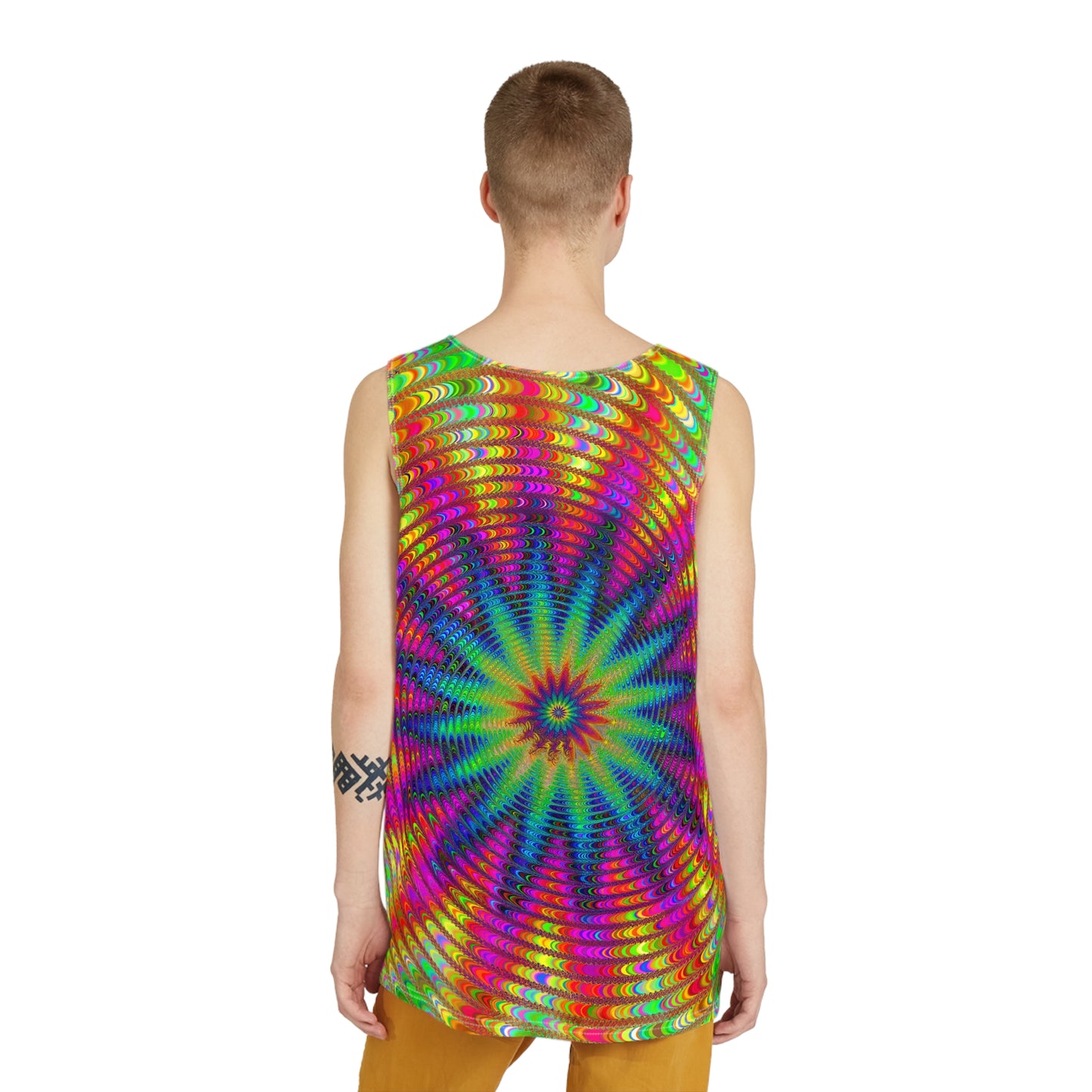 "Tie Dye Burst" MEN'S TANK TOP