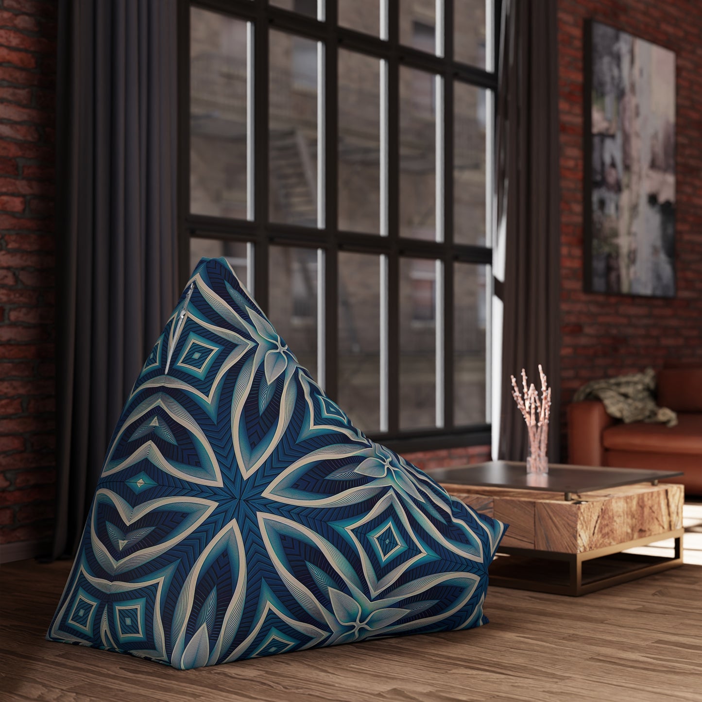 "Ice Chant" BEAN BAG CHAIR COVER