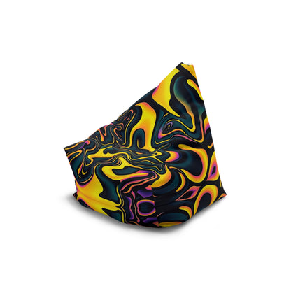 "Pink Plus Black Equals Yellow" BEAN BAG CHAIR COVER