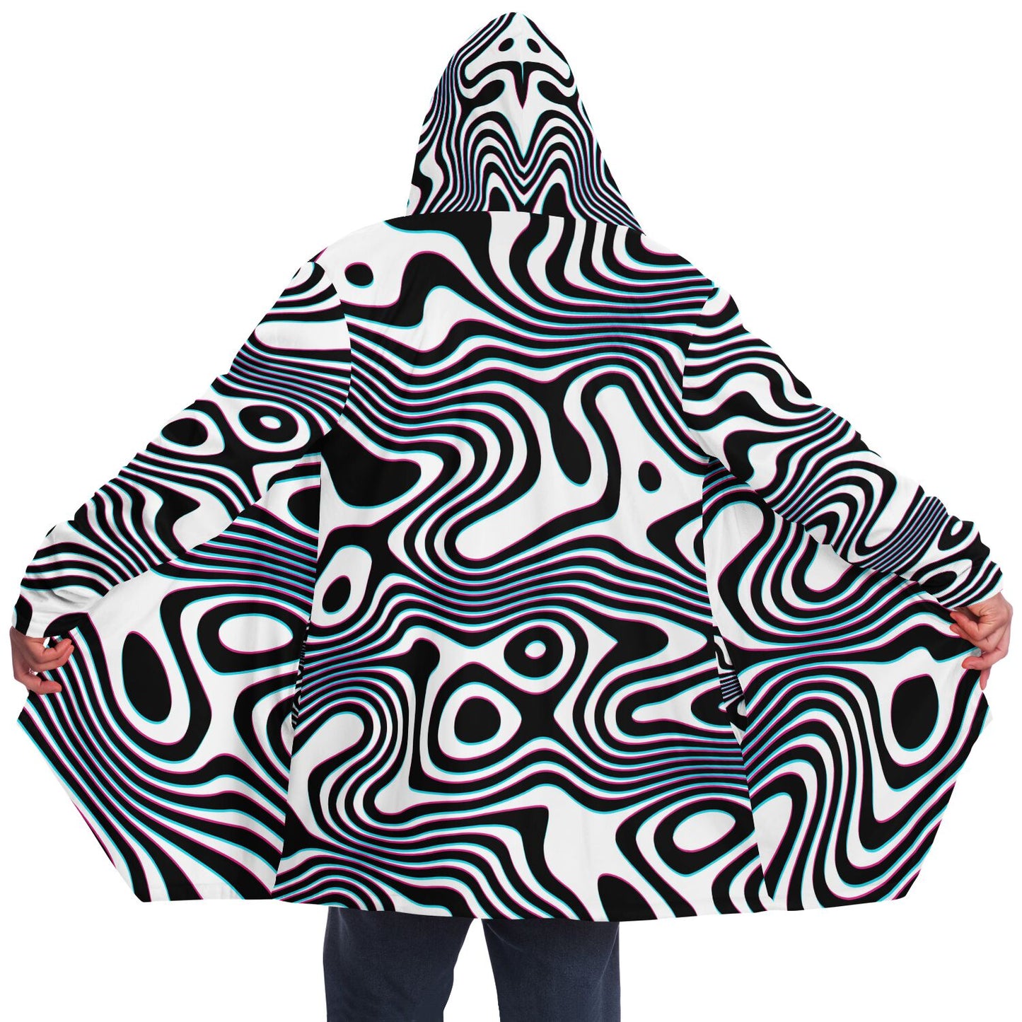 "Wild Cat (White)" HOODED CLOAK