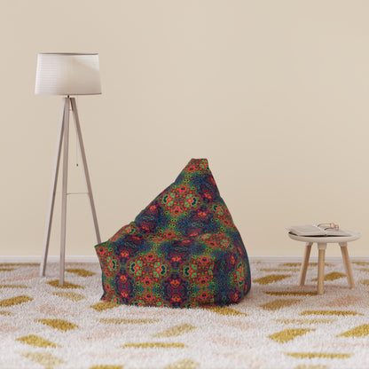 "Shipibo Psy Pattern" BEAN BAG CHAIR COVER