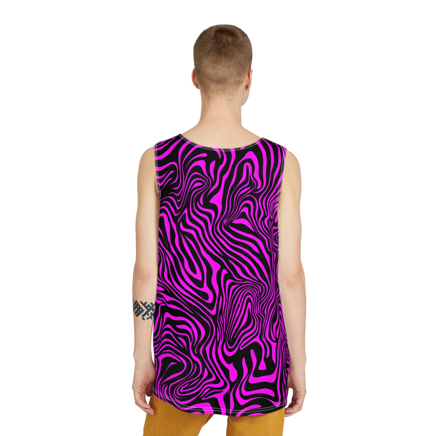 "Pink Zebra" MEN'S TANK TOP