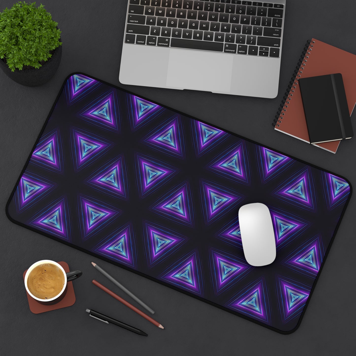 "Dark Prism" DESK MAT (12x18)(12x22)(15.5x31)