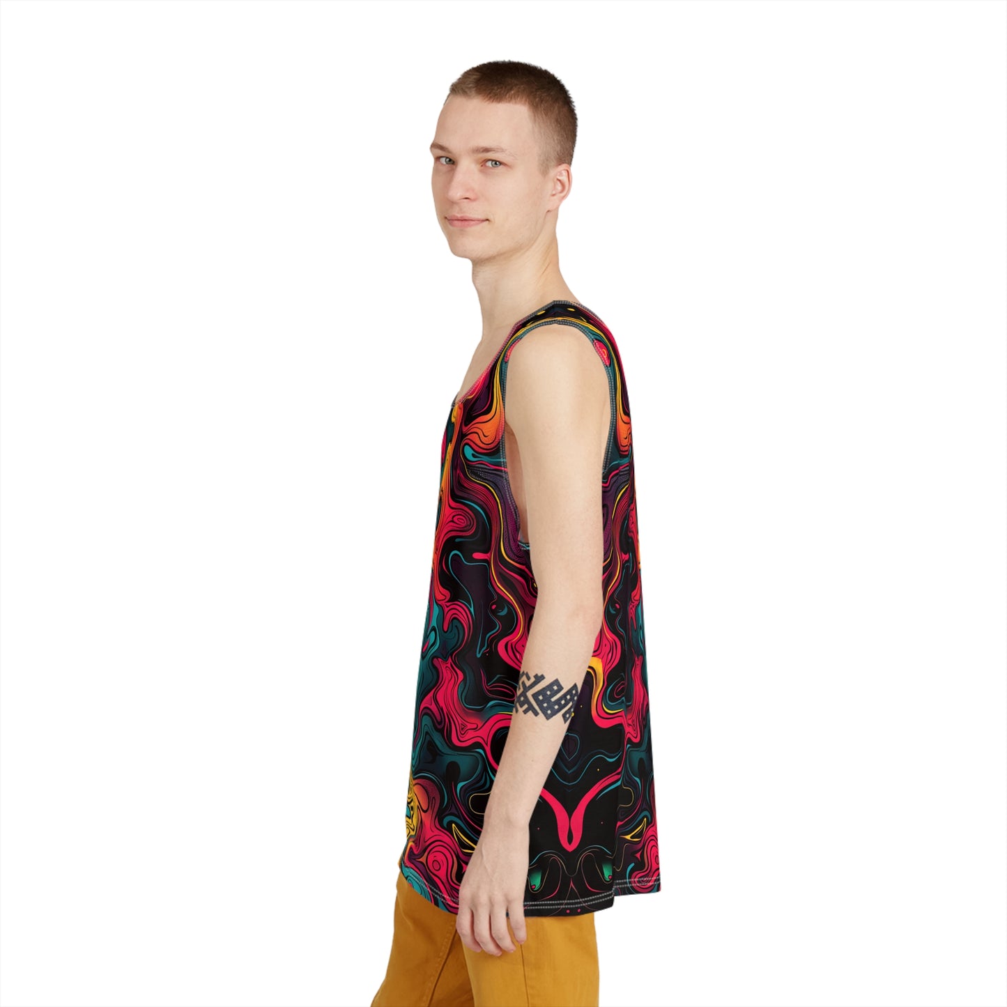 "Neon Oil" MEN'S TANK TOP