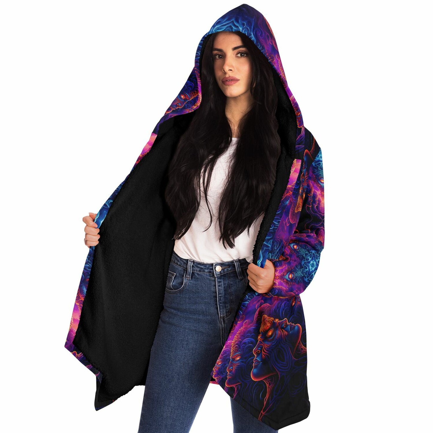 "The Watchers Square" HOODED CLOAK