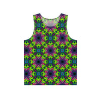Men's tank top featuring the Portals print