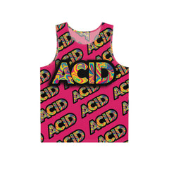 "ACID Pattern Pink" MEN'S TANK TOP