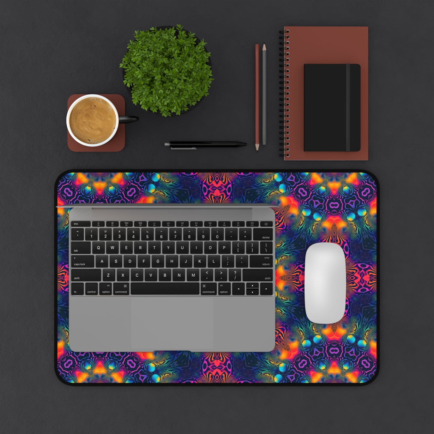 "Cosmic Fingerprint V3" DESK MAT (12x18)(12x22)(15.5x31)