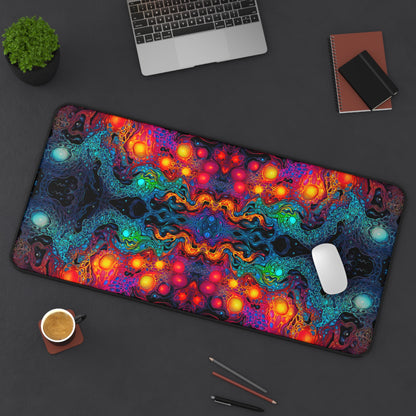 "Molten Flow" DESK MAT (12x18)(12x22)(15.5x31)