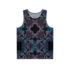 "Tunnel Vision - Mushroom Tree Mandala" MEN'S TANK TOP