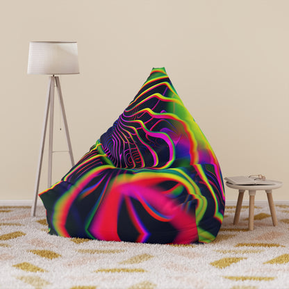 "Psychedelic Tracers" BEAN BAG CHAIR COVER