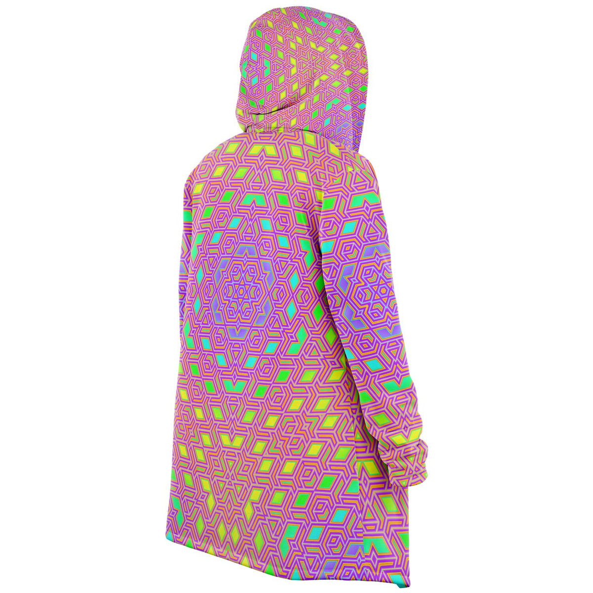 "Qwerty Bloom" HOODED CLOAK