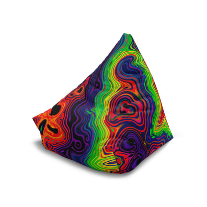 "Neon Spill" BEAN BAG CHAIR COVER