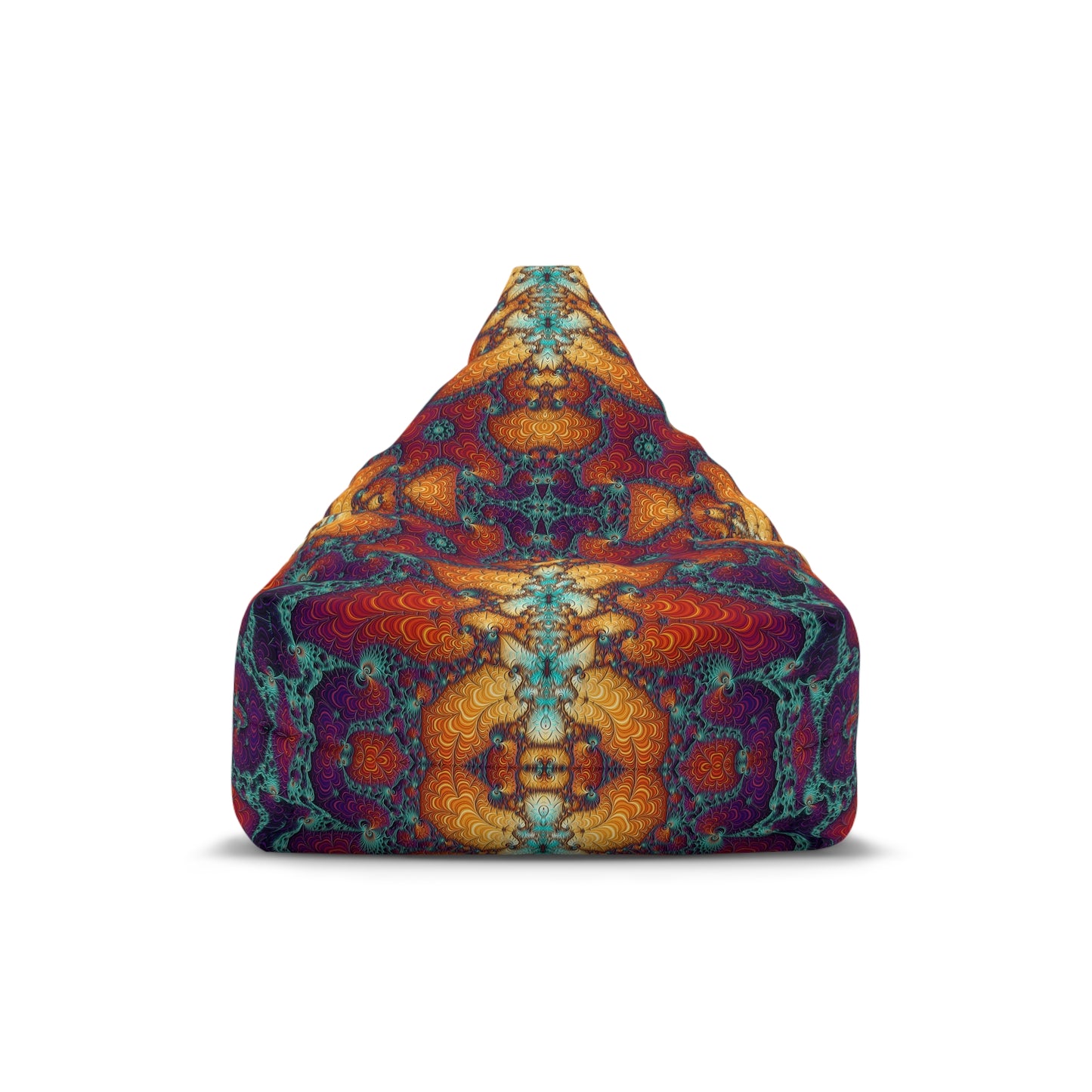 "Psychedelic Fractal" BEAN BAG CHAIR COVER