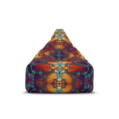"Psychedelic Fractal" BEAN BAG CHAIR COVER