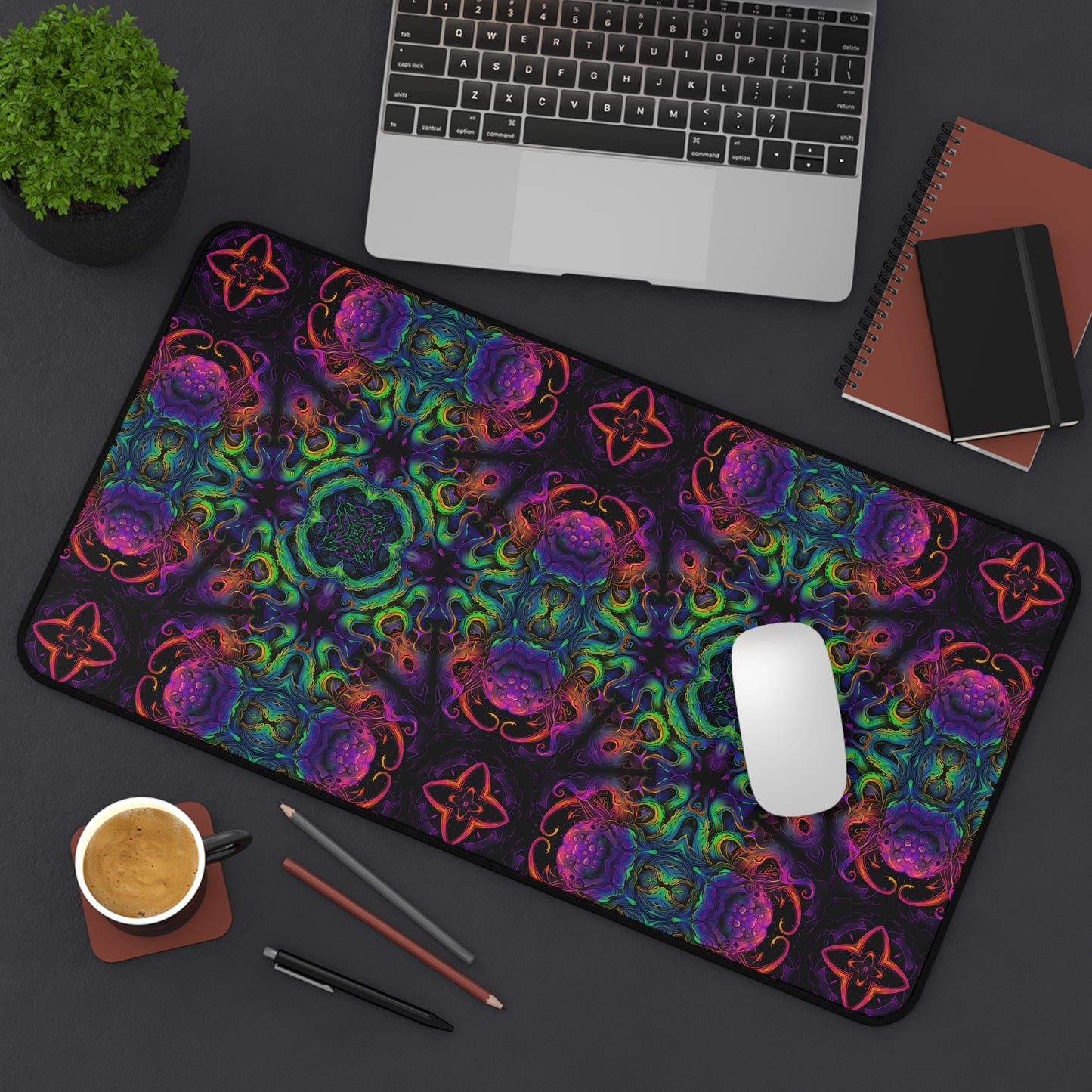 "Cthulhu Kaleider" DESK MAT (12x18)(12x22)(15.5x31)