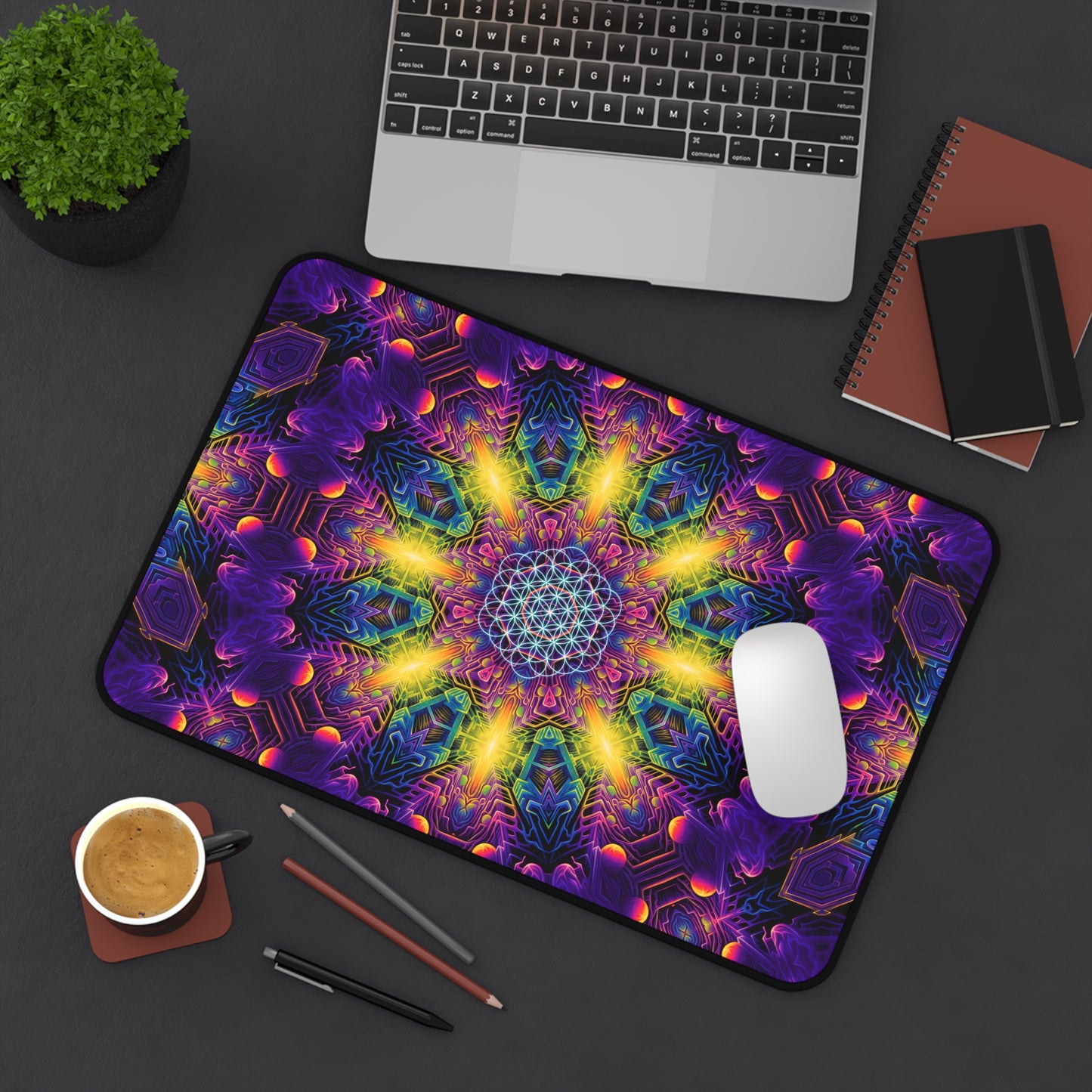 "DMandalaT" DESK MAT (12x18)(12x22)(15.5x31)