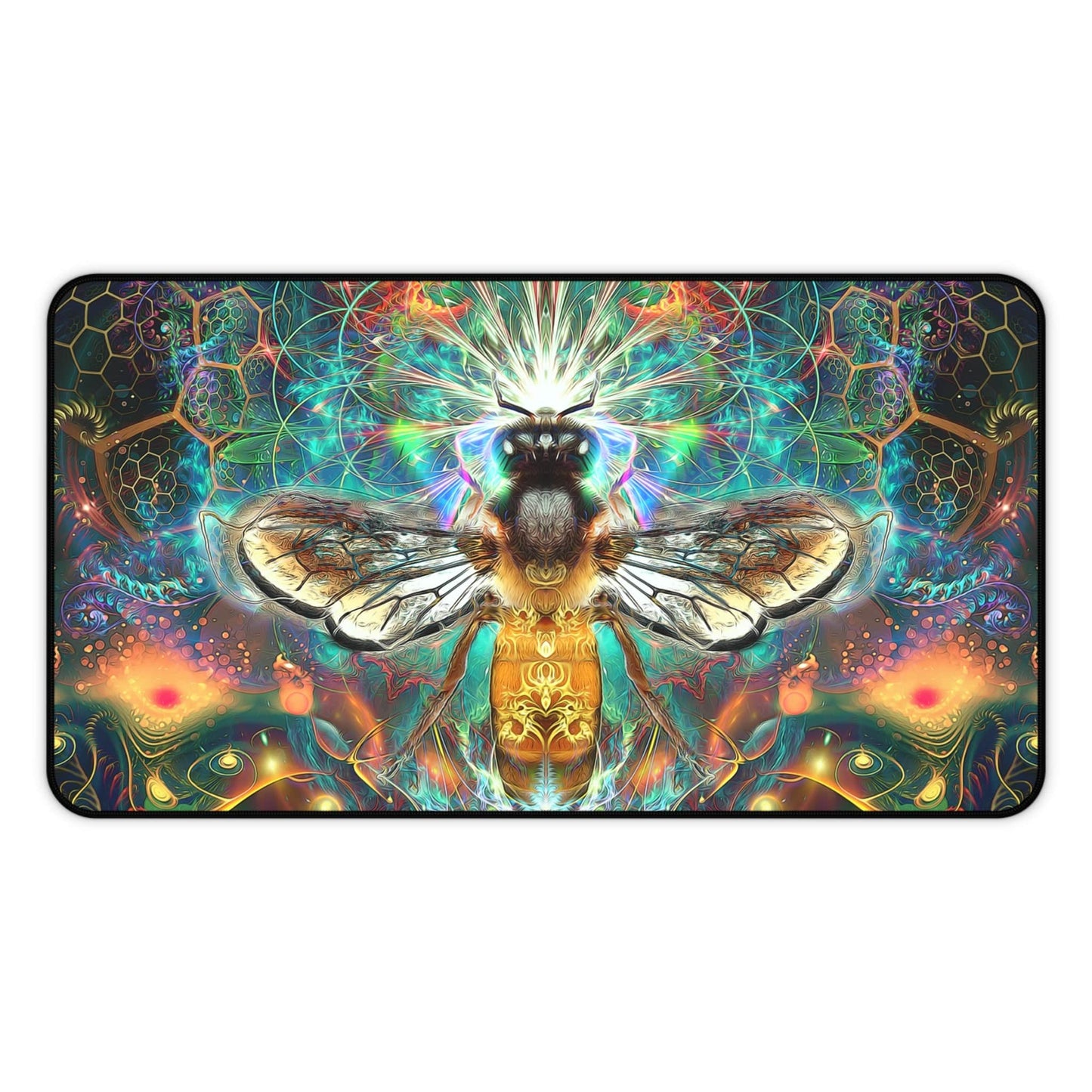 "To Bee or Not to Bee - [Bee Section]" DESK MAT / MOUSE PAD (12x18)(12x22)(15.5x31)