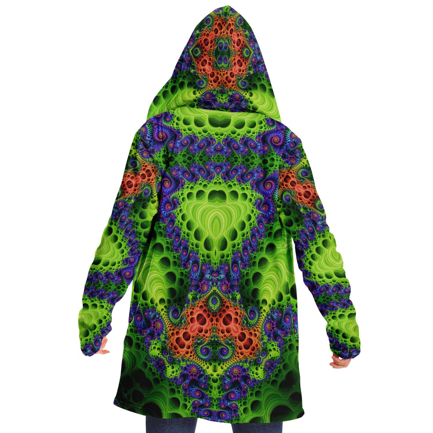 "Starburst Split" HOODED CLOAK