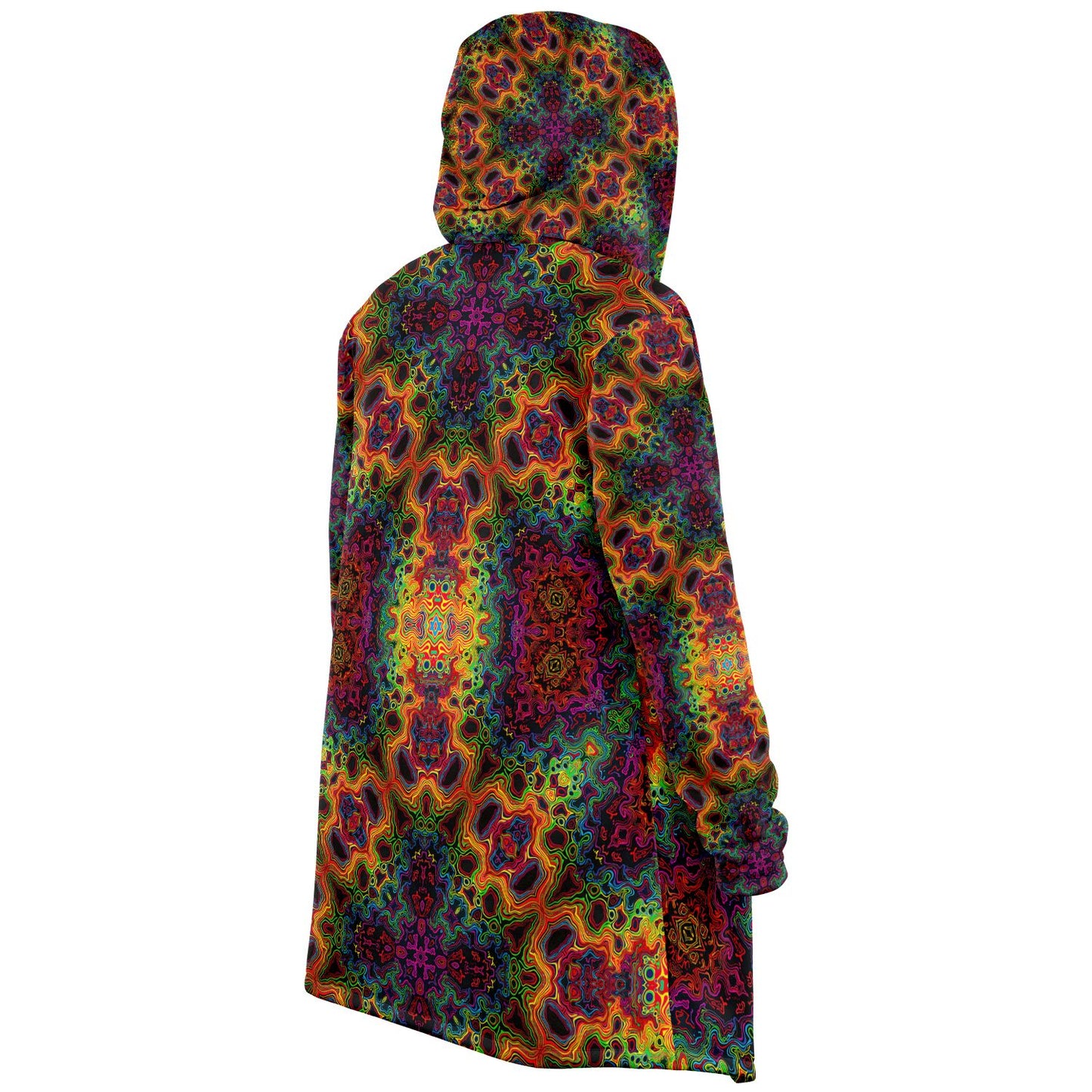 "Lysergic Burst" HOODED CLOAK