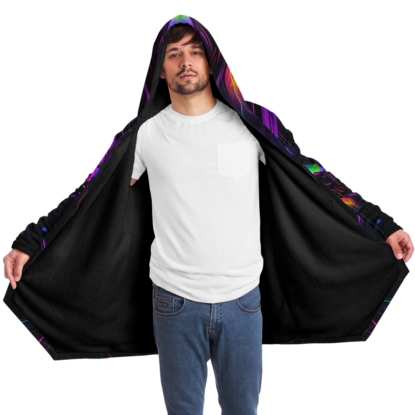 "Knight City" HOODED CLOAK