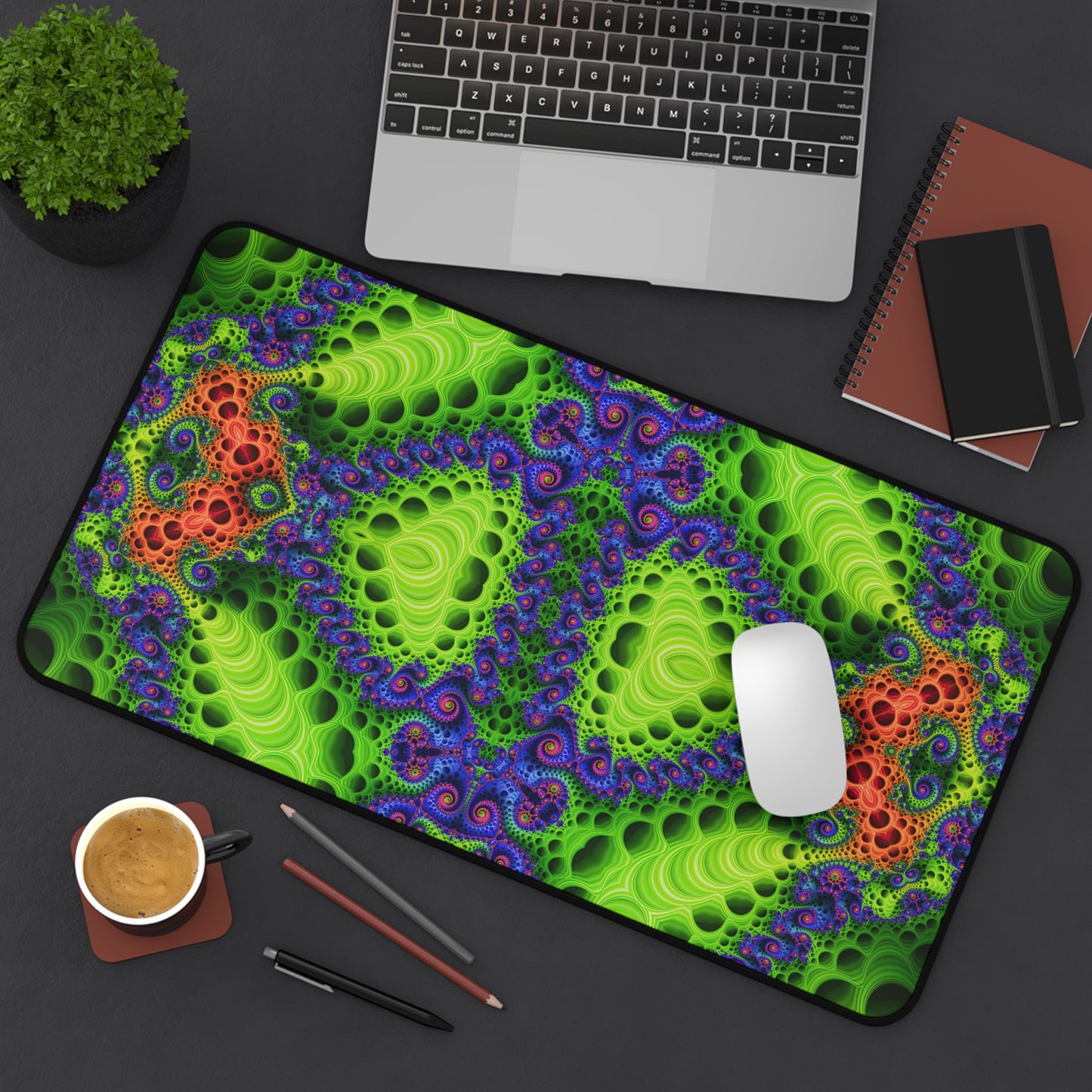 "Starburst Split" DESK MAT (12x18)(12x22)(15.5x31)