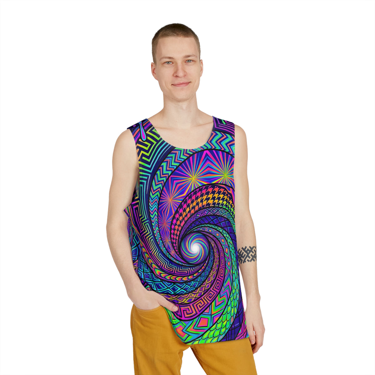 "Spiral Drip" MEN'S TANK TOP