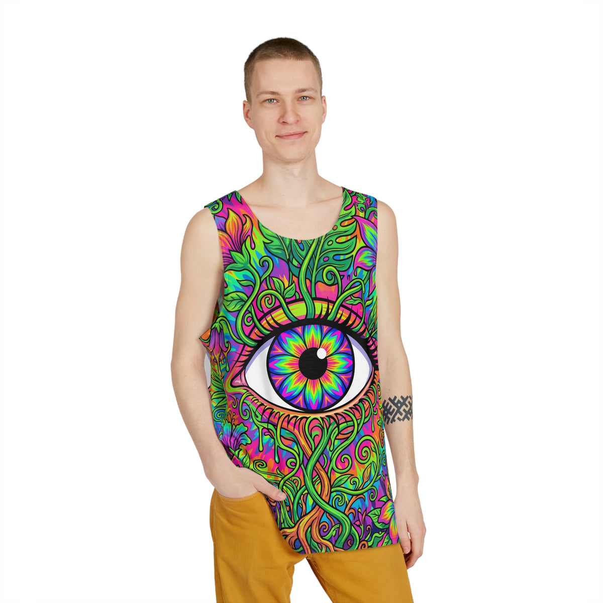 "Botanical Gaze" MEN'S TANK TOP