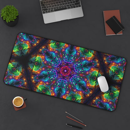 "Fungus Amongus Mandala" DESK MAT (12x18)(12x22)(15.5x31)