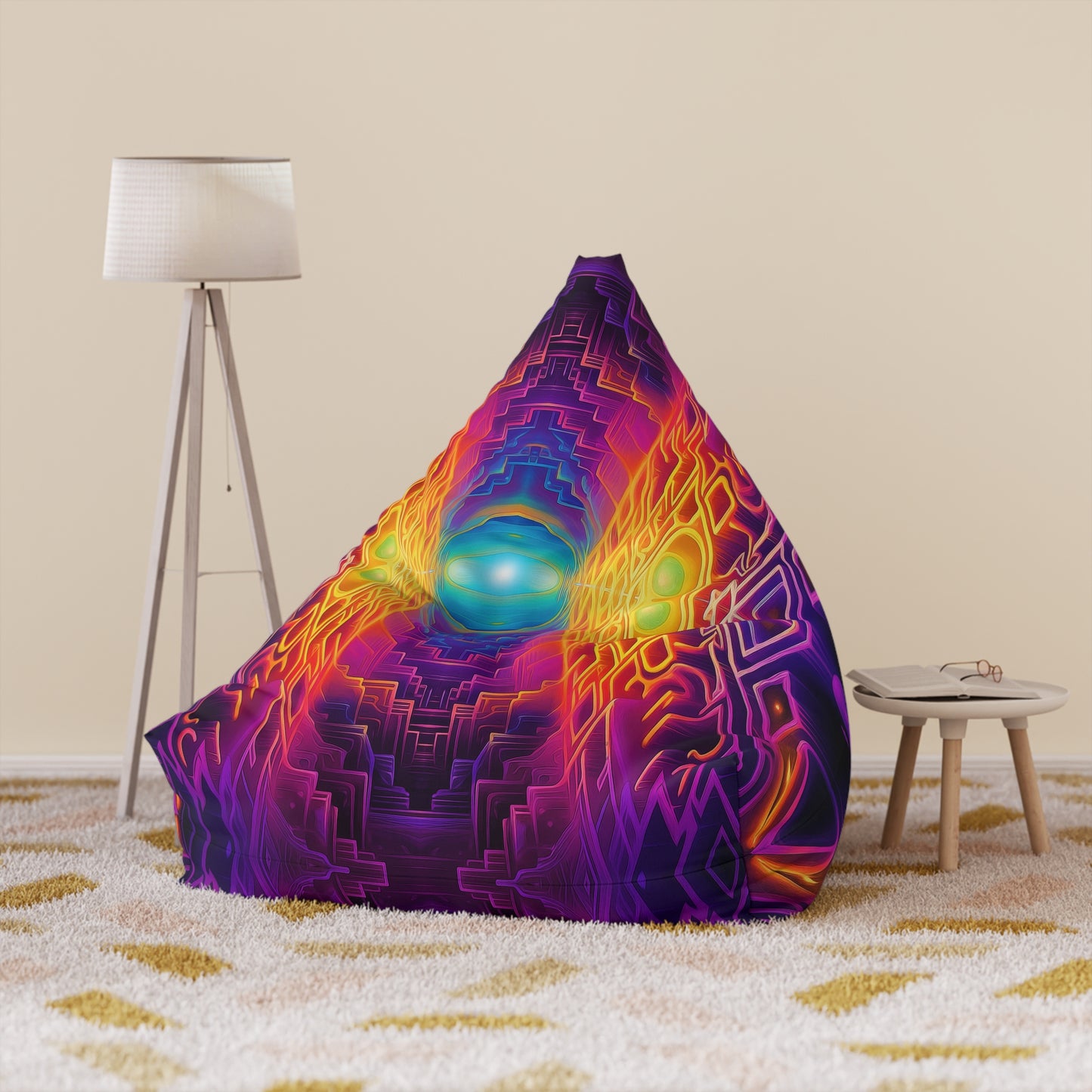 "Maze of Life V3" BEAN BAG CHAIR COVER