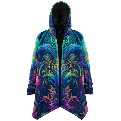 "Orchidious" HOODED CLOAK