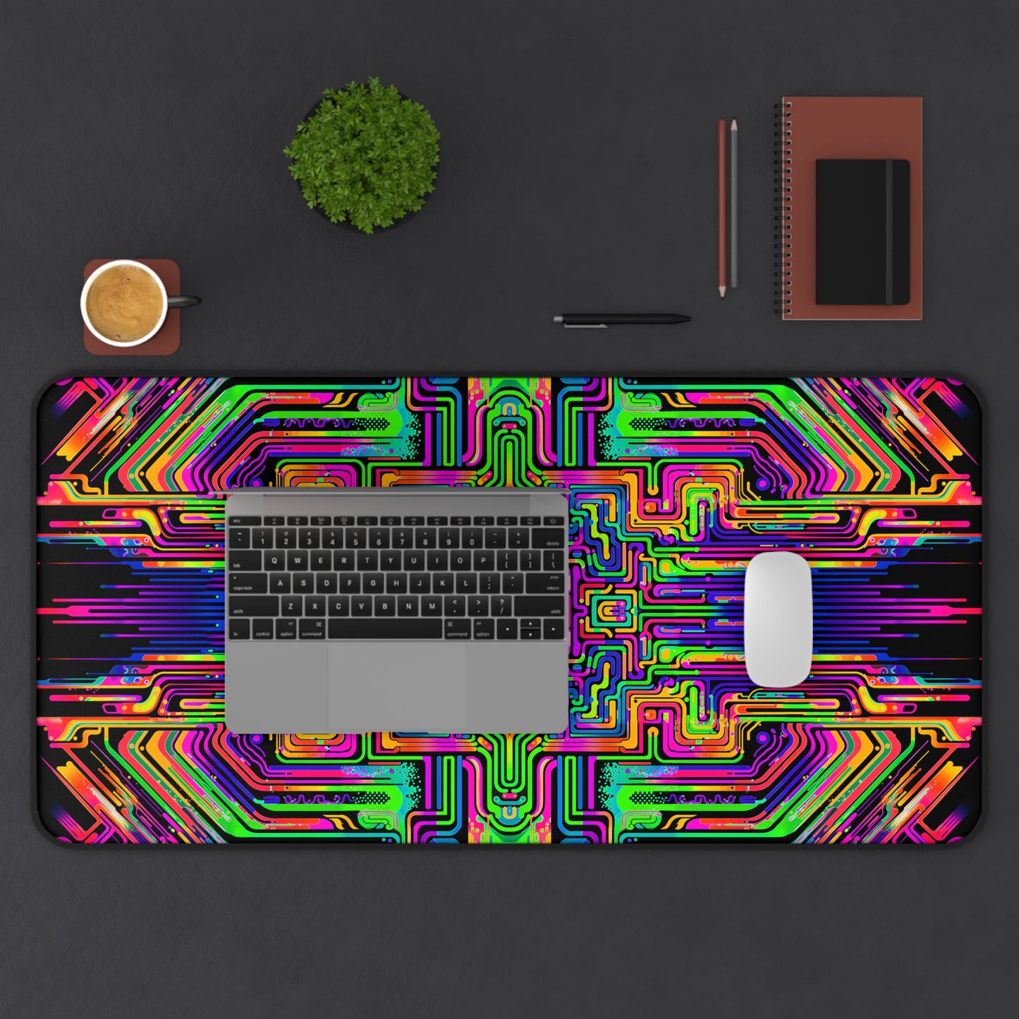 "Borg Rave" DESK MAT (12x18)(12x22)(15.5x31)