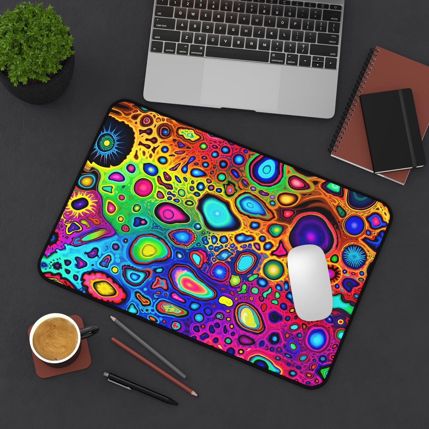 "Psycho Leopard" DESK MAT (12x18)(12x22)(15.5x31)