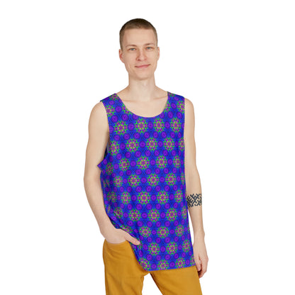 "Paradise Bloom Lattice" MEN'S TANK TOP
