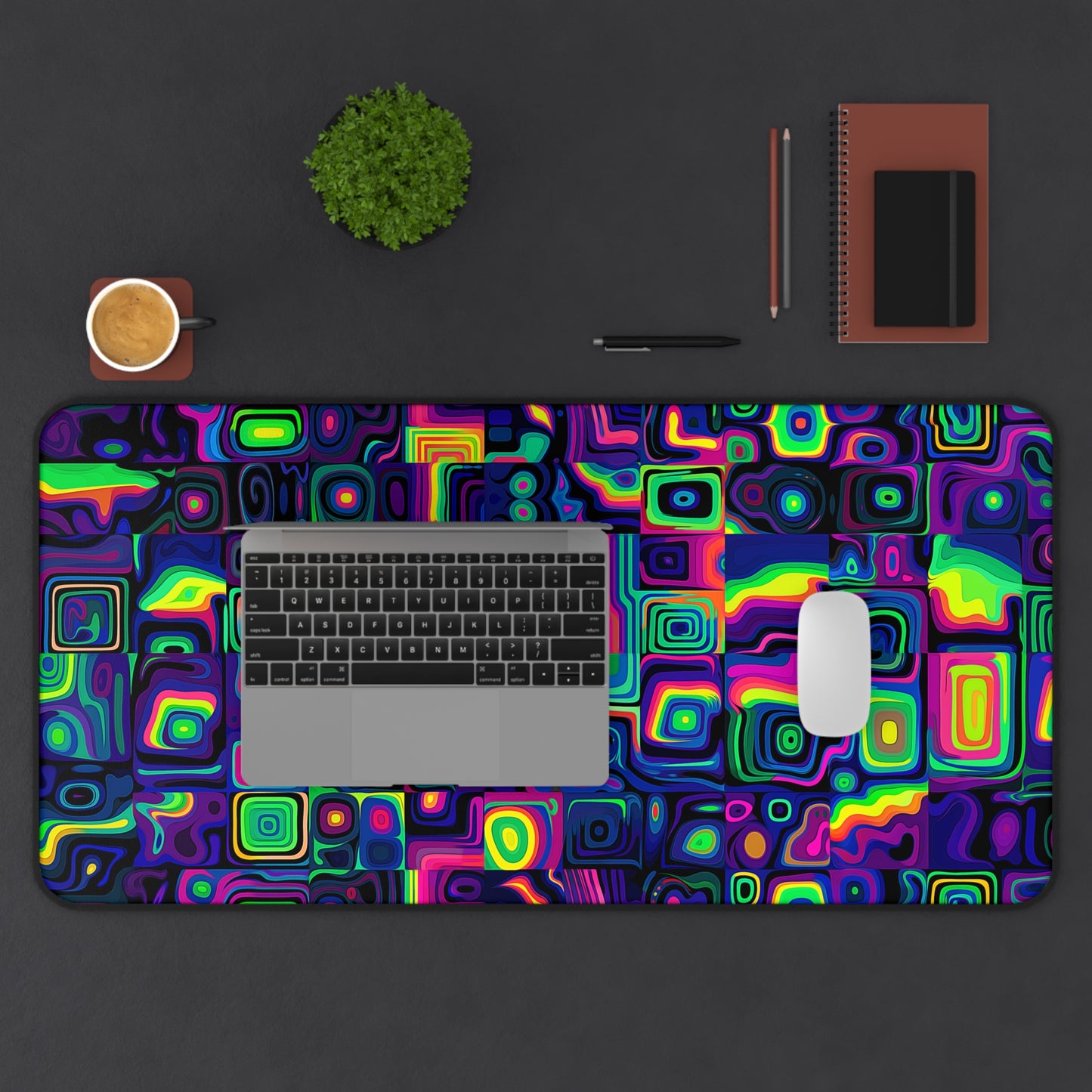 "Purple Delusion" DESK MAT (12x18)(12x22)(15.5x31)