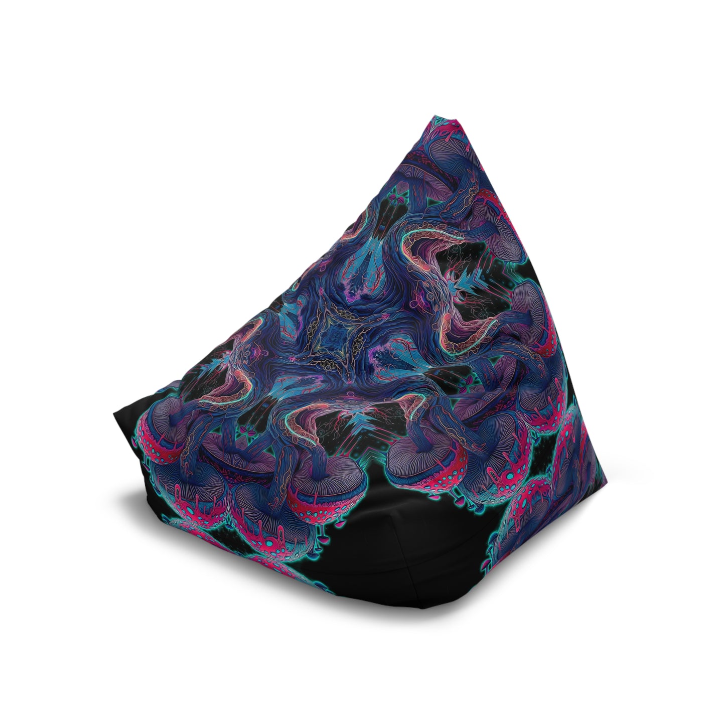 "Mushroom Tree Mandala" BEAN BAG CHAIR COVER