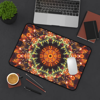 "Autumn Bloom" DESK MAT / MOUSE PAD (12x18)(12x22)(15.5x31)